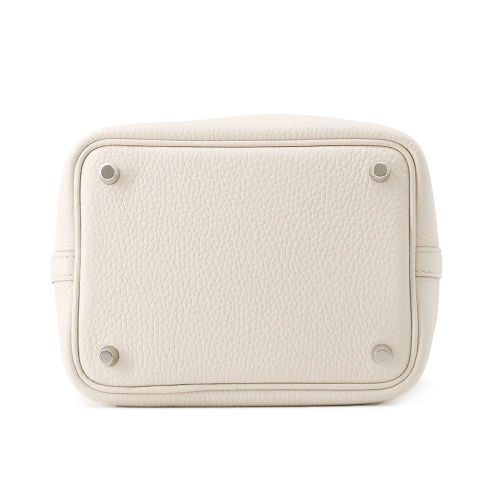 HERMES Picotin Lock Beton Taurillon Clemence Size PM