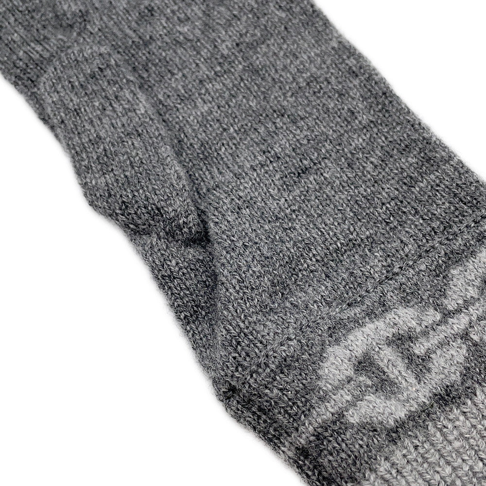 HERMES Glove 《Heaven》 Size M Charbon/Flannel Cashmere99% Elastine1%