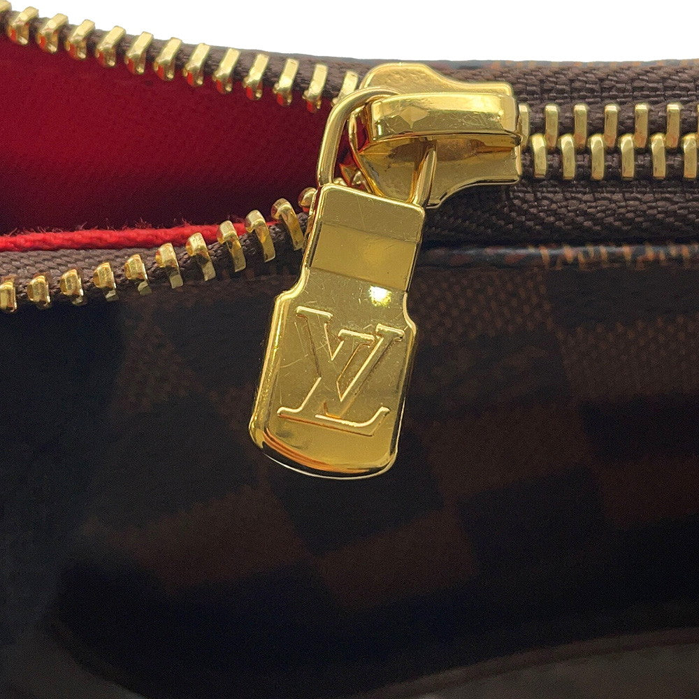 LOUIS VUITTON Bloomsbury RedN42251 Damier Ebene Canvas Size PM