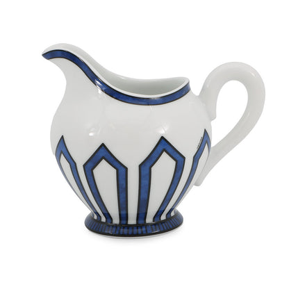 HERMES Creamer White/Blue Porcelain