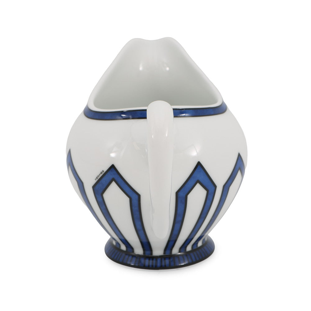 HERMES Creamer White/Blue Porcelain