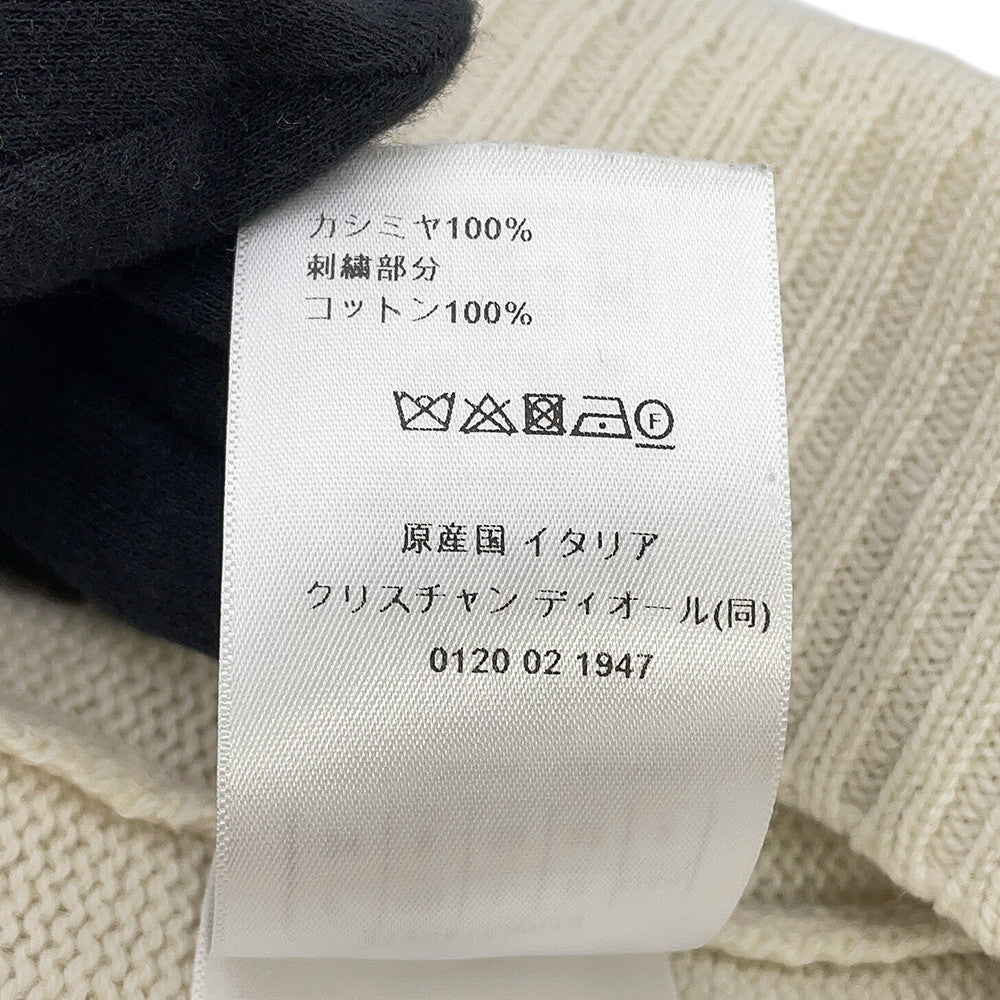 Dior Butterfly Around The World Knit Size 34 Ivory/Multicolor414S57AM078 Cashmere100%