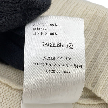 Dior Butterfly Around The World Knit Size 34 Ivory/Multicolor414S57AM078 Cashmere100%