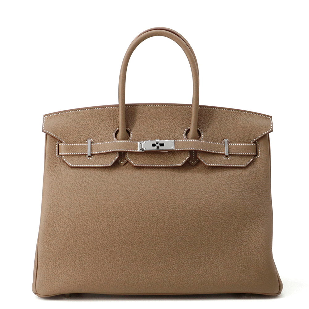 HERMES Birkin Etoupe Togo Leather Size 35