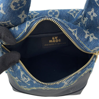 LOUIS VUITTON NIGOCollaboration Japanese Cruiser BlueM45970 Monogram Denim Leather LV Squared