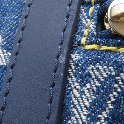 LOUIS VUITTON NIGOCollaboration Japanese Cruiser BlueM45970 Monogram Denim Leather LV Squared