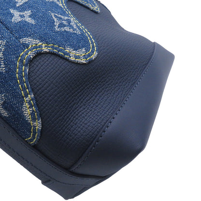 LOUIS VUITTON NIGOCollaboration Japanese Cruiser BlueM45970 Monogram Denim Leather LV Squared