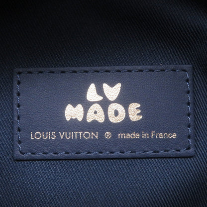 LOUIS VUITTON NIGOCollaboration Japanese Cruiser BlueM45970 Monogram Denim Leather LV Squared