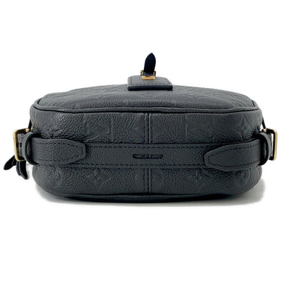 LOUIS VUITTON Boite Chapeau Souple NoirM45649 Monogram Empreinte Leather Size MM