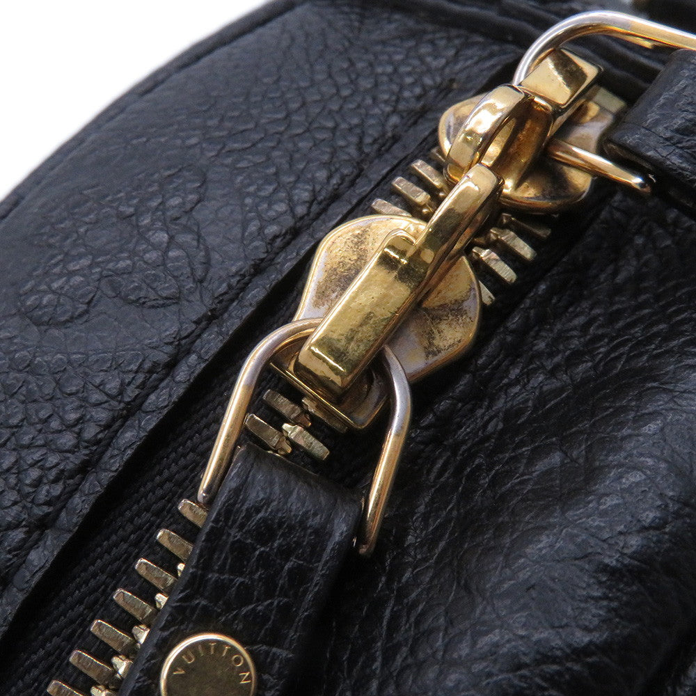 LOUIS VUITTON Boite Chapeau Souple NoirM45649 Monogram Empreinte Leather Size MM