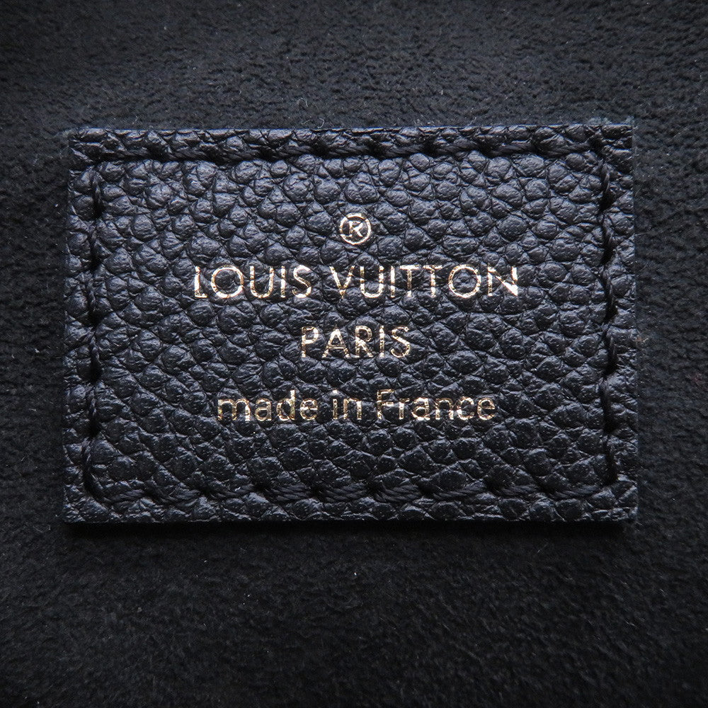 LOUIS VUITTON Boite Chapeau Souple NoirM45649 Monogram Empreinte Leather Size MM