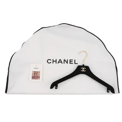 CHANEL Tweed CC Logo Down Vest Size 34 Red/BeigeP77367 Mohair 43% Wool 41% Polyester9% Nylon5% Linen2%