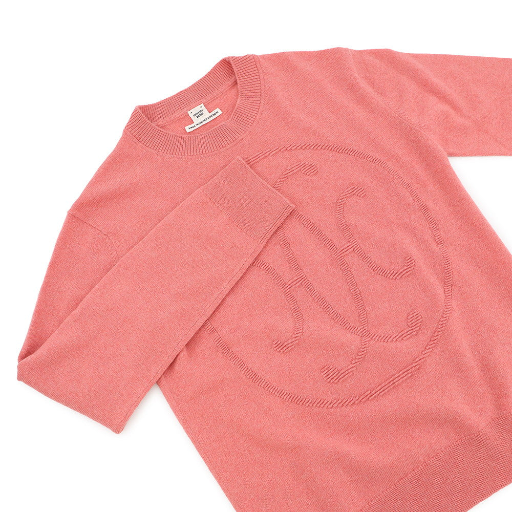 HERMES H-Lift Knit Size 36 Pink Cashmere100%