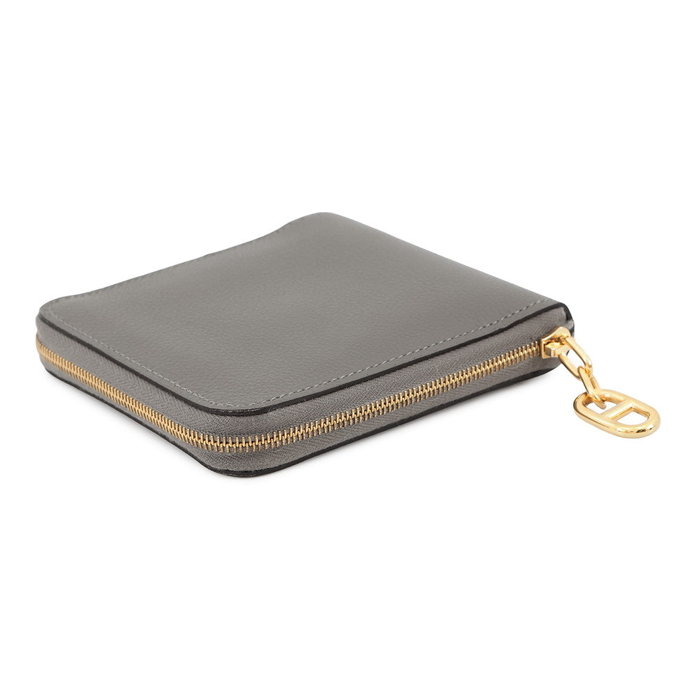 HERMES Zip Ango 2 Chaine d'Ancre Gris Meyer Evercolor