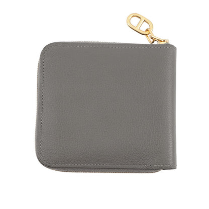 HERMES Zip Ango 2 Chaine d'Ancre Gris Meyer Evercolor