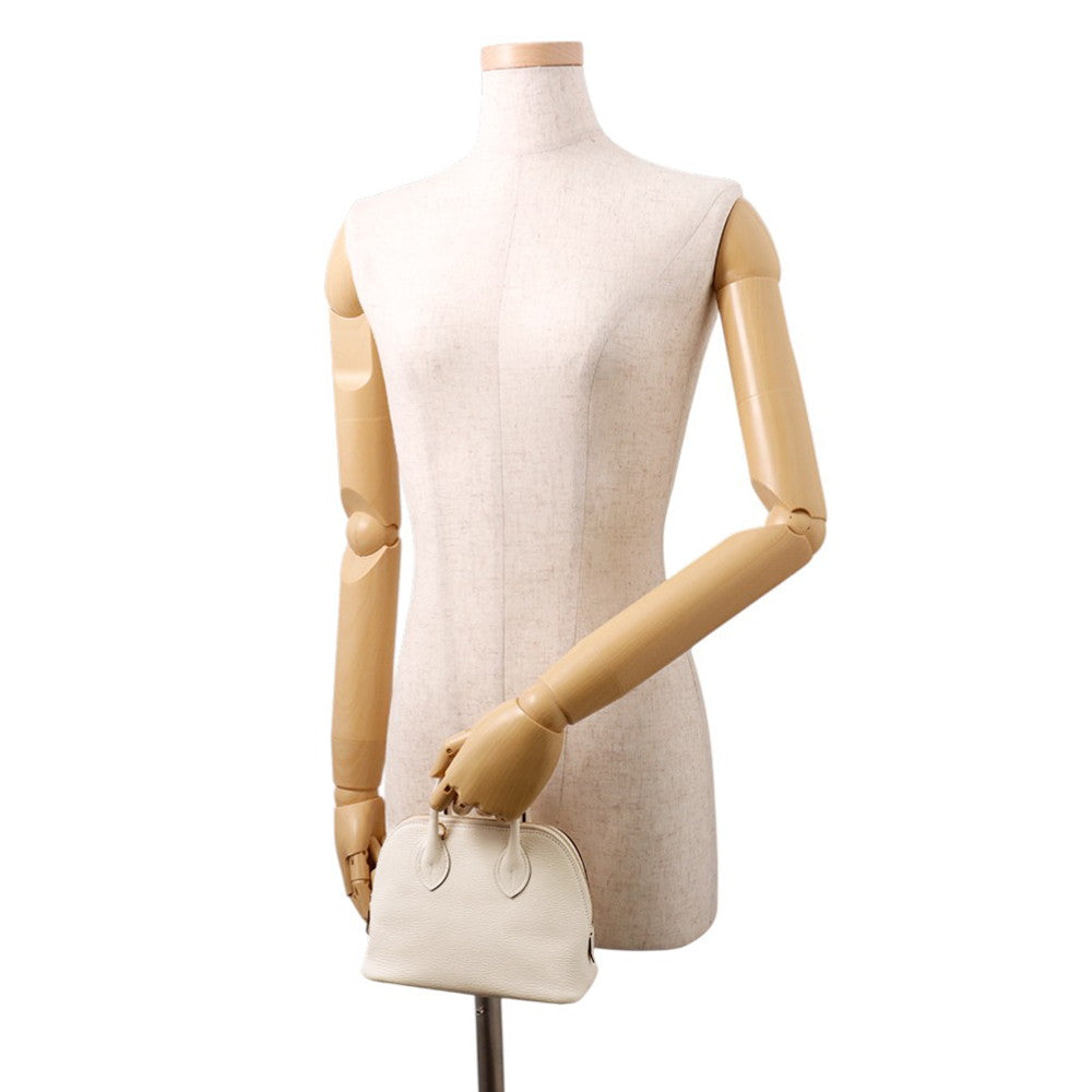 HERMES Bolide 1923 Nata Chevre Myzore Goatskin Size Mini