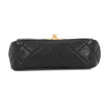 CHANEL Matelasse ChainShoulder Bag BlackAS3950 Lambskin
