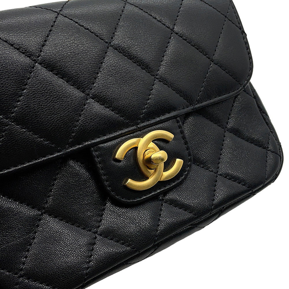 CHANEL Matelasse ChainShoulder Bag BlackAS3950 Lambskin