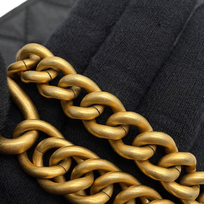CHANEL Matelasse ChainShoulder Bag BlackAS3950 Lambskin