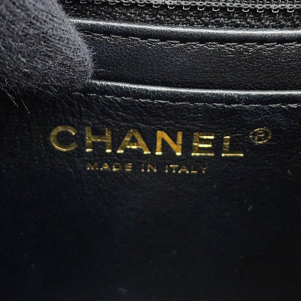 CHANEL Matelasse ChainShoulder Bag BlackAS3950 Lambskin