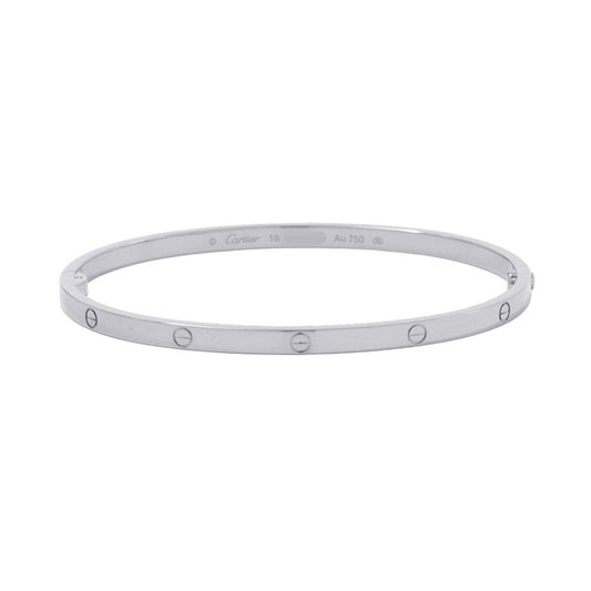 CARTIER Love breath SM Size SM/19B6079219 18K White Gold