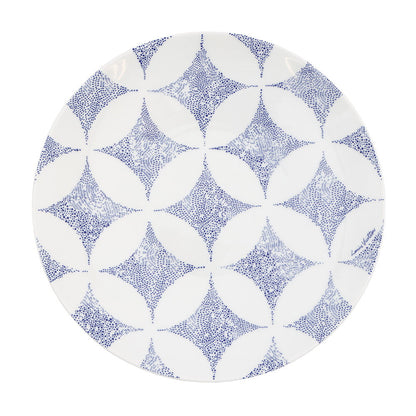 LOUIS VUITTON Constellation Set of 2 Dessert Plates White/BlueR95937 Porcelain