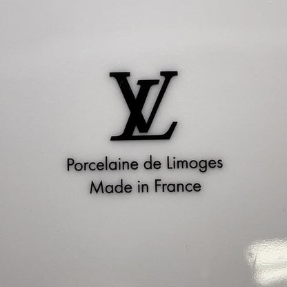 LOUIS VUITTON Constellation Set of 2 Dessert Plates White/BlueR95937 Porcelain