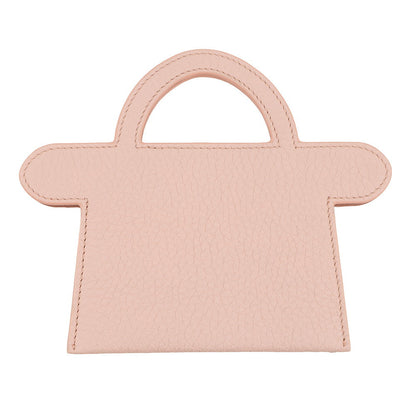 FENDI Peekaboo Selleria Card Case Pink8M0511 Calf Leather
