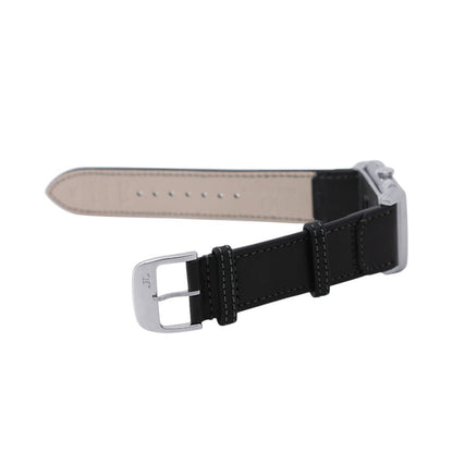 JAEGER-LE COULTRE Reverso Classic Small Seconds H45.6mmxH27.4mm Stainless Steel Leather Silver DialQ3858523