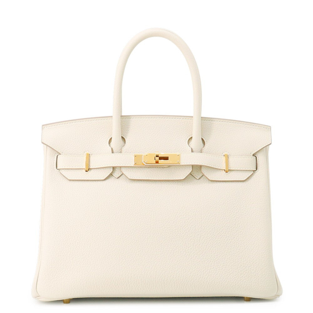 HERMES Birkin Craie Togo Leather Size 30
