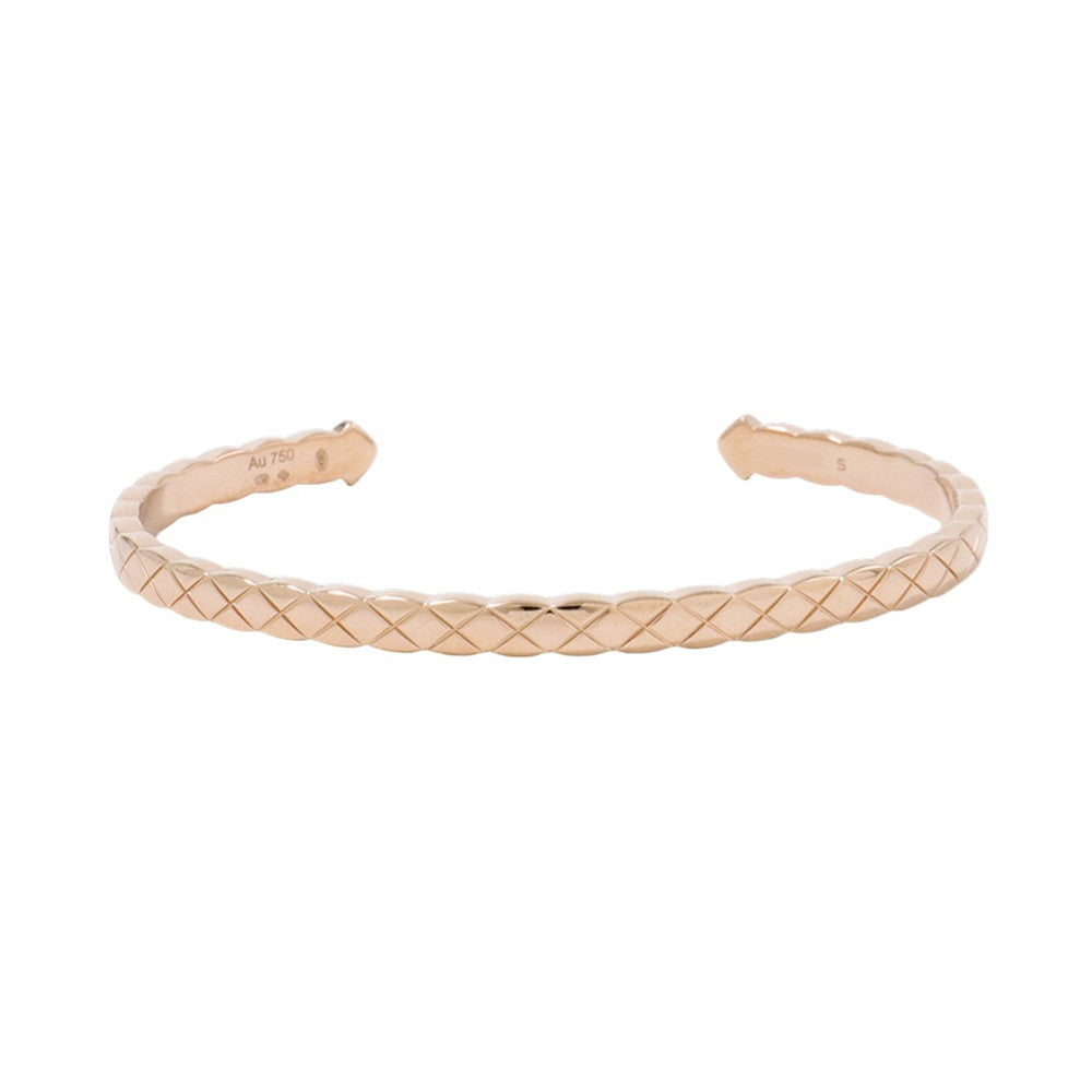 CHANEL Coco Crush Collection Bangle Size SJ11664 18K Pink Gold