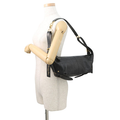 Dior Flat Macrocannage D-Journey Bag BlackM2416UNUO Calf Leather Size Small