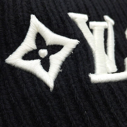 LOUIS VUITTON Beanie LVHeadline Size S NoirM77872 Wool 100%