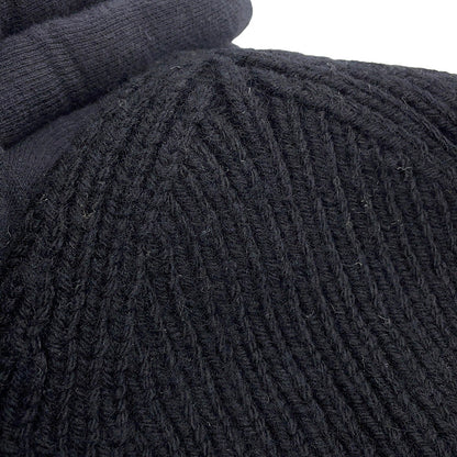 LOUIS VUITTON Beanie LVHeadline Size S NoirM77872 Wool 100%