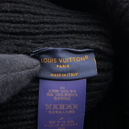 LOUIS VUITTON Beanie LVHeadline Size S NoirM77872 Wool 100%