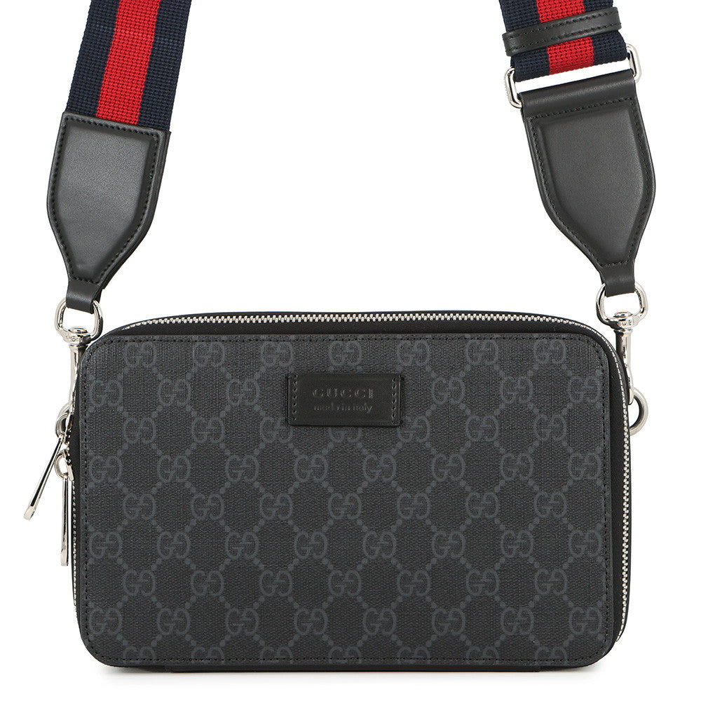 GUCCI GG Black Shoulder Bag Black774161 GG Supreme Size Small