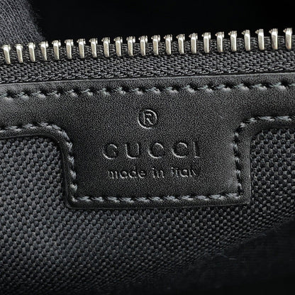 GUCCI GGBlack Carry-On Duffle Bag Black478323 GG Supreme Leather