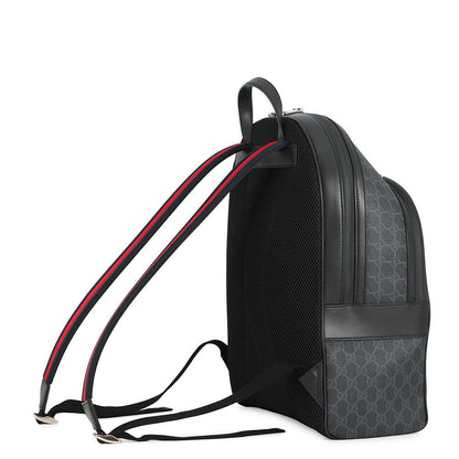 GUCCI GGBlack Backpack Black771158 GG Supreme Leather Size Medium