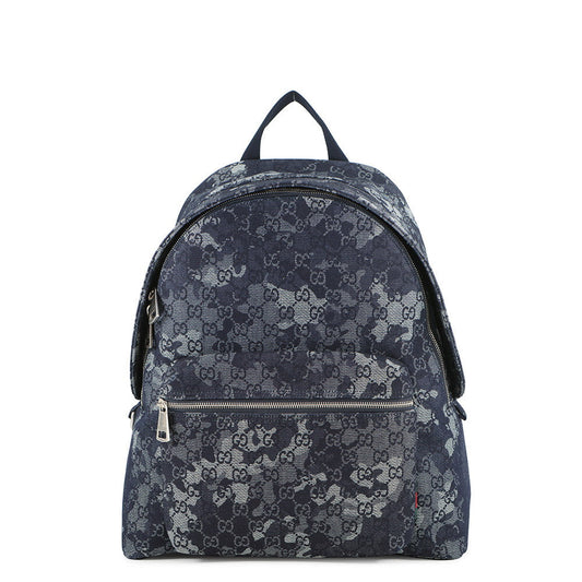 GUCCI GGDenim Backpack Dark Blue849008 GGDenim Size Large