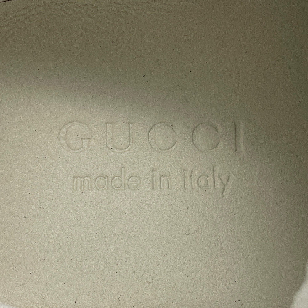 GUCCI GUCCI 2.0 Men's Sneakers New Griotte‎814040	 Mesh Leather Size 7 1/2
