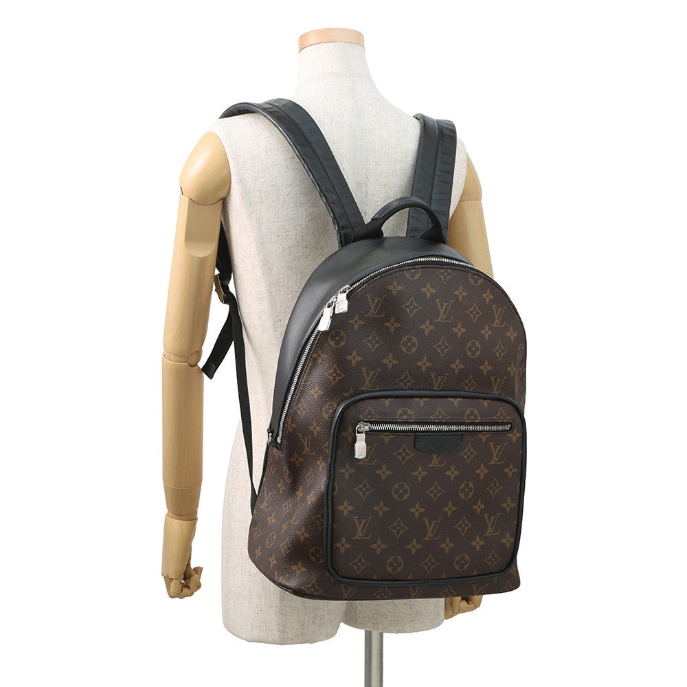 LOUIS VUITTON Josh NV Brown/NoirM45349 Monogram Macassar Canvas
