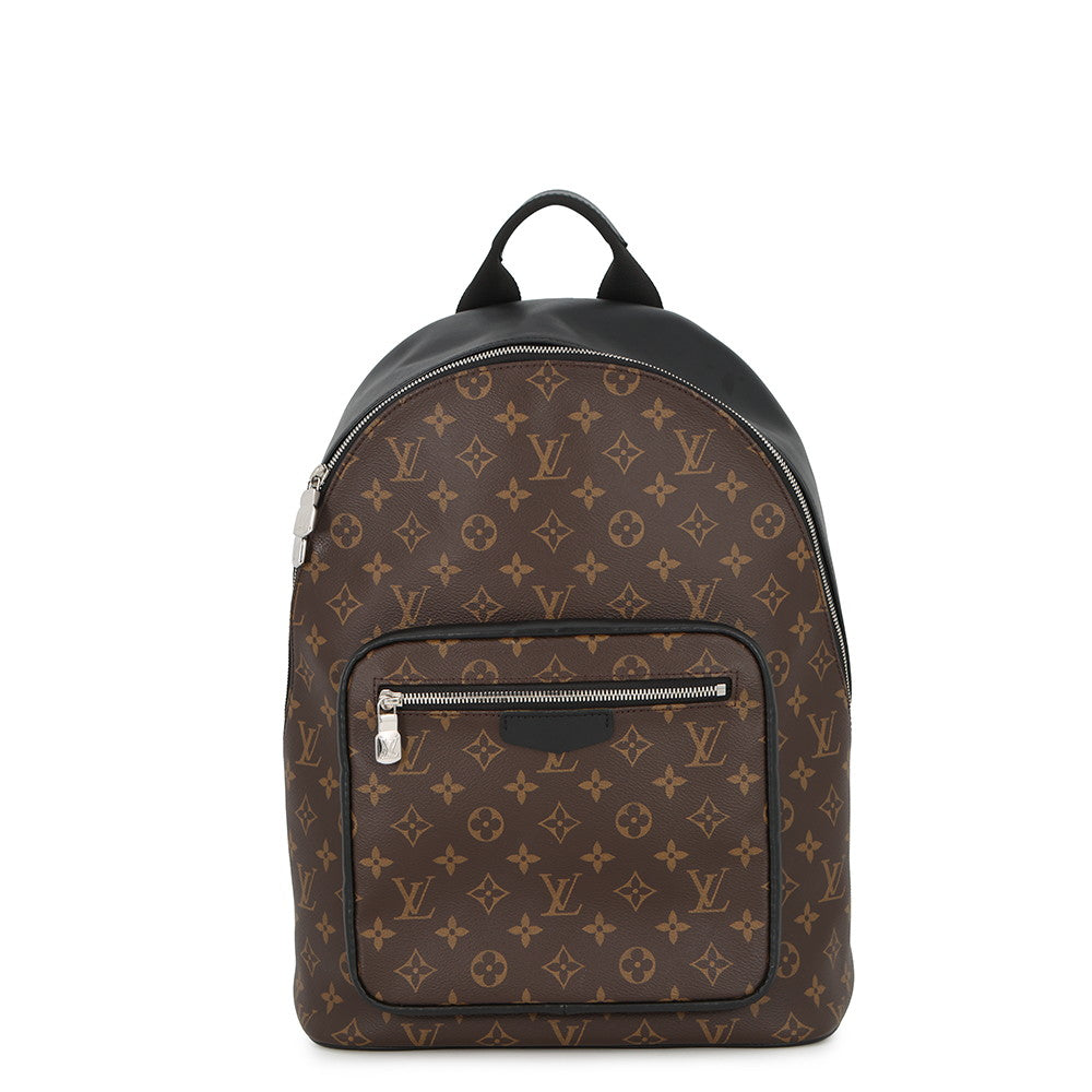 LOUIS VUITTON Josh NV Brown/NoirM45349 Monogram Macassar Canvas
