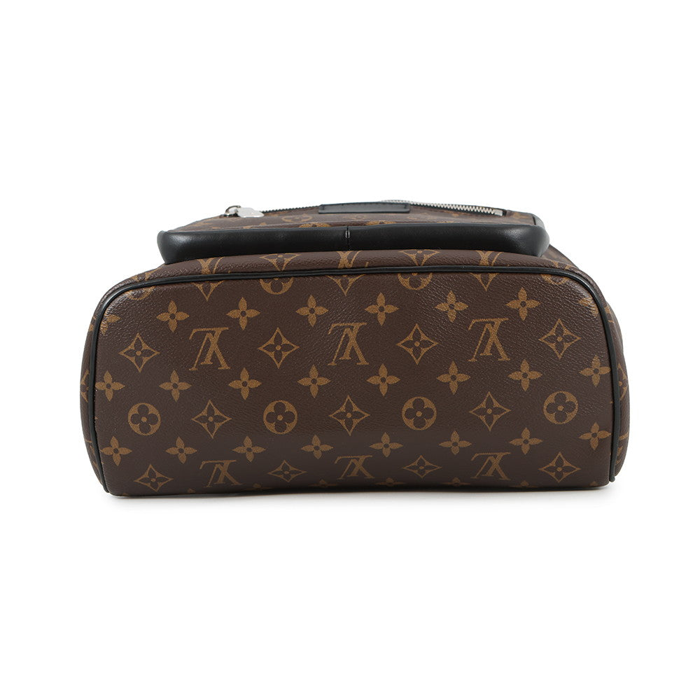 LOUIS VUITTON Josh NV Brown/NoirM45349 Monogram Macassar Canvas