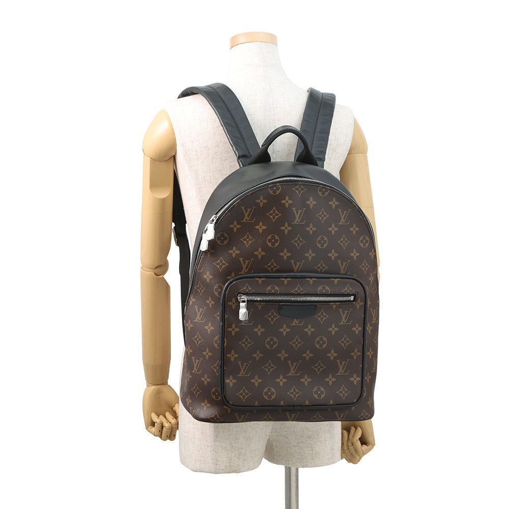 LOUIS VUITTON Josh NV Brown/NoirM45349 Monogram Macassar Canvas