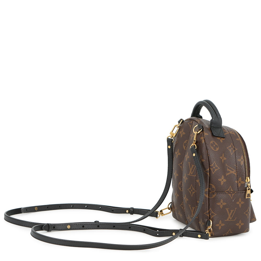LOUIS VUITTON Palm Springs Backpack NoirM44873 Monogram Size MINI