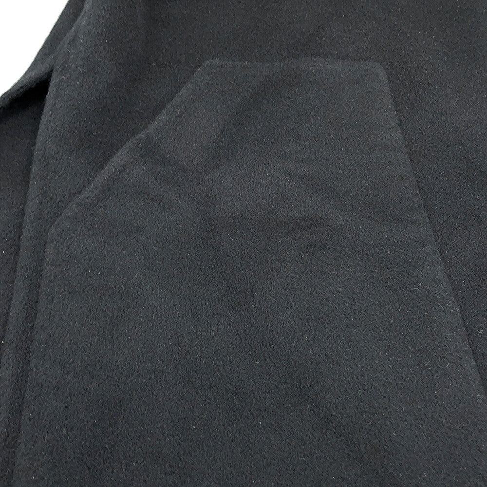 HERMES Long vest Size 40 Black2H0132DA Cashmere100%
