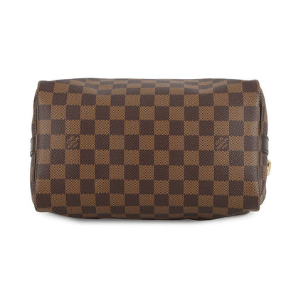 LOUIS VUITTON Speedy Bandouliere RedN40575 Damier Ebene Canvas Size 25