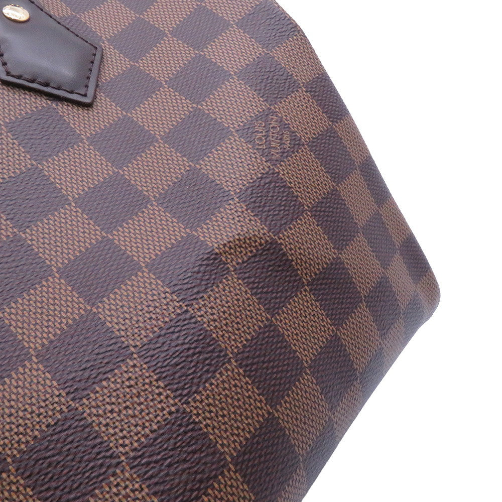 LOUIS VUITTON Speedy Bandouliere RedN40575 Damier Ebene Canvas Size 25