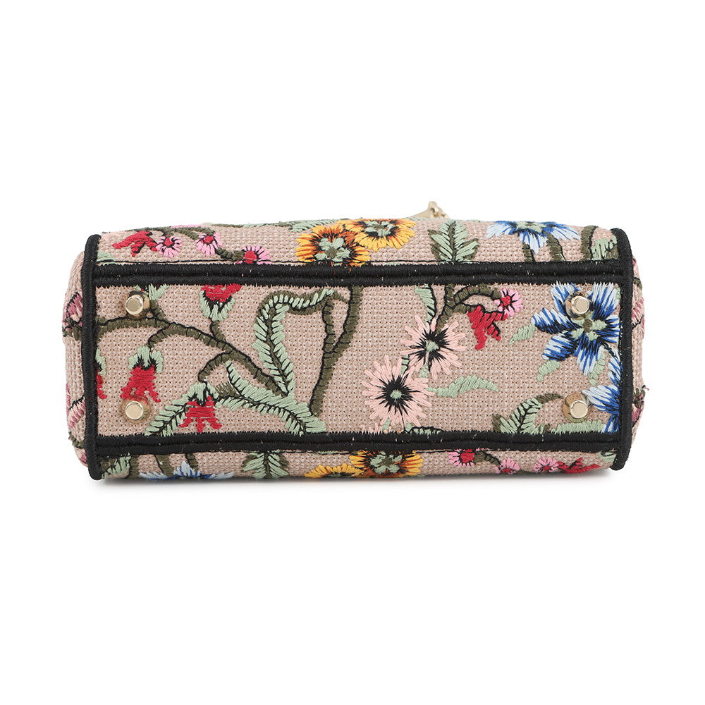 Dior Lady D-LITE 2way Bag Jasmin FlowerMulticolorM0500OEAU Canvas Size Mini