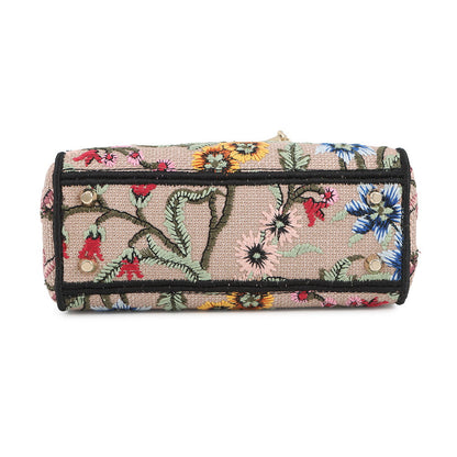 Dior Lady D-LITE 2way Bag Jasmin FlowerMulticolorM0500OEAU Canvas Size Mini